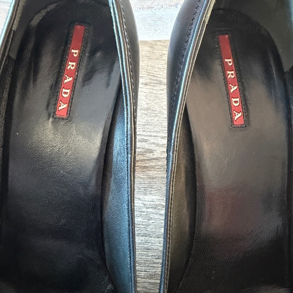 Prada Black Leather Buckle Heels – Vintage 2008 - EU 41 / US 10, 10.5 - Picture 3 of 13